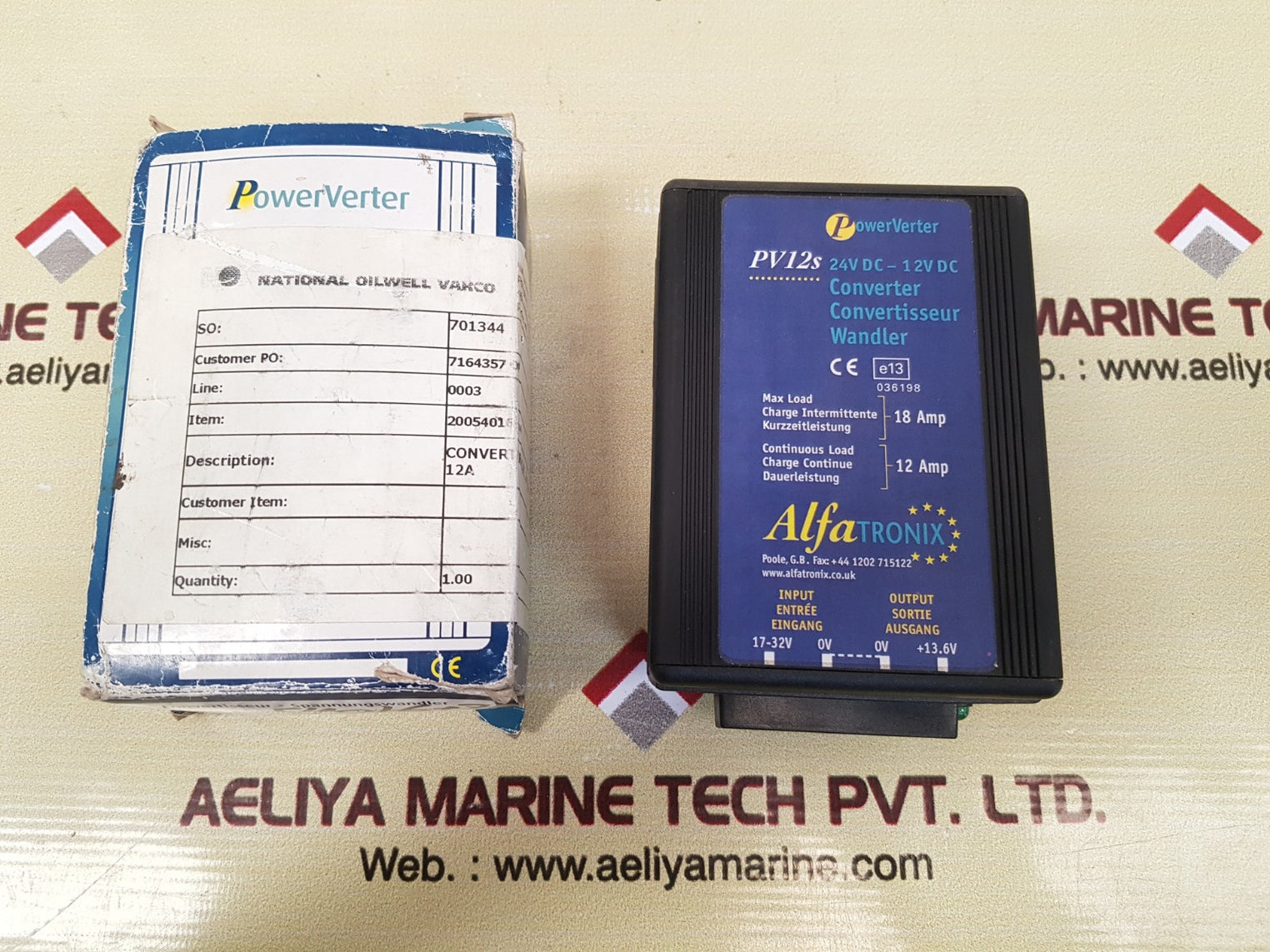Alfatronix pv12s powerverter 