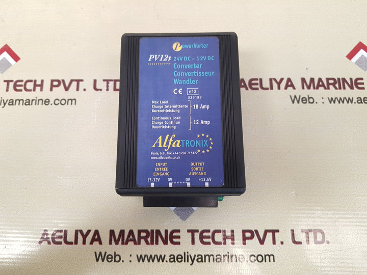 Alfatronix pv12s powerverter 