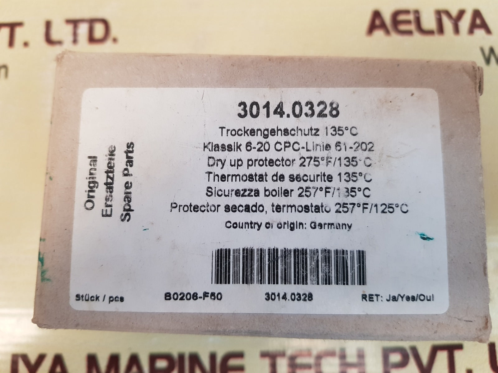 Ego 55.12522.520 thermostat