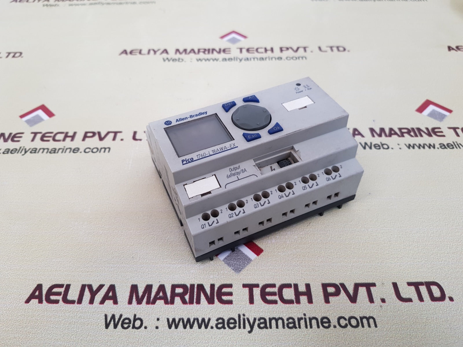 Allen-bradley 1760-l18awa-ex pico controller ser a