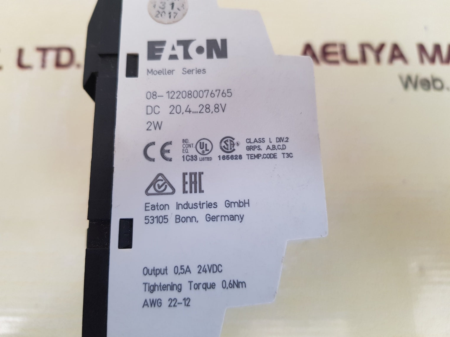 Eaton moeller easy 512-dc-tc programmable relay controller