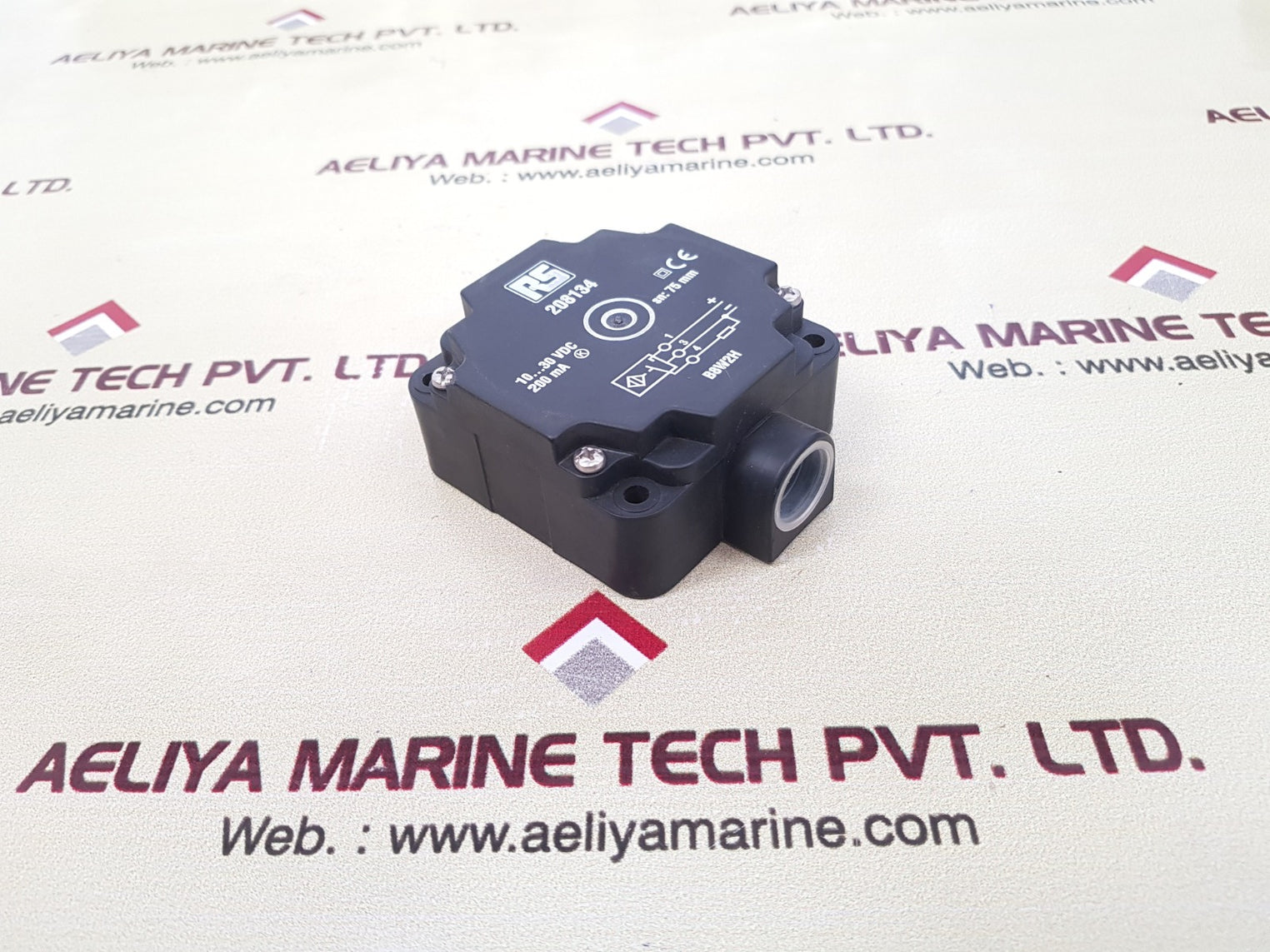 Rs 208134 inductive sensor block b8w2h