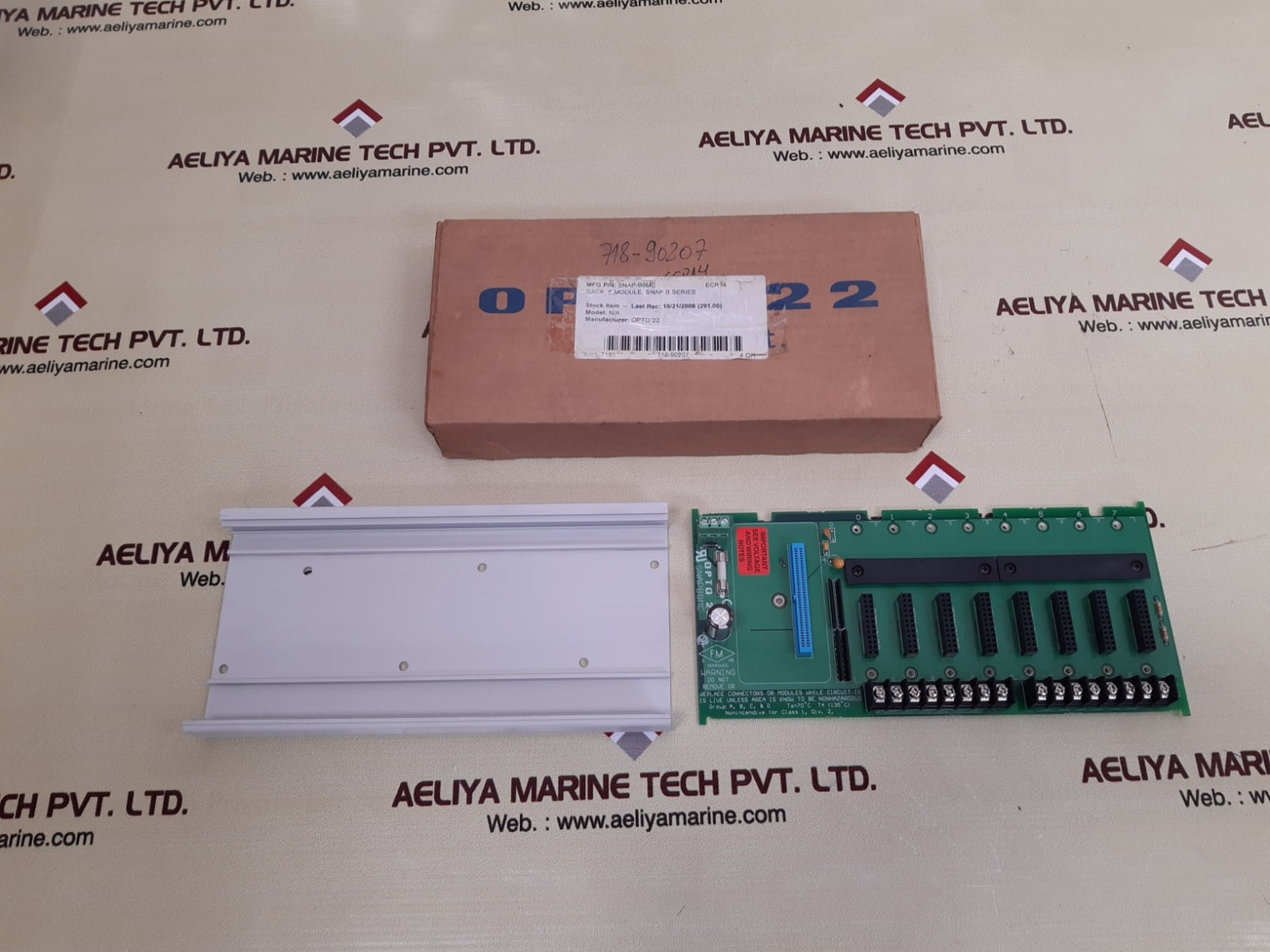 Opto 22 snapb8mc rack module 