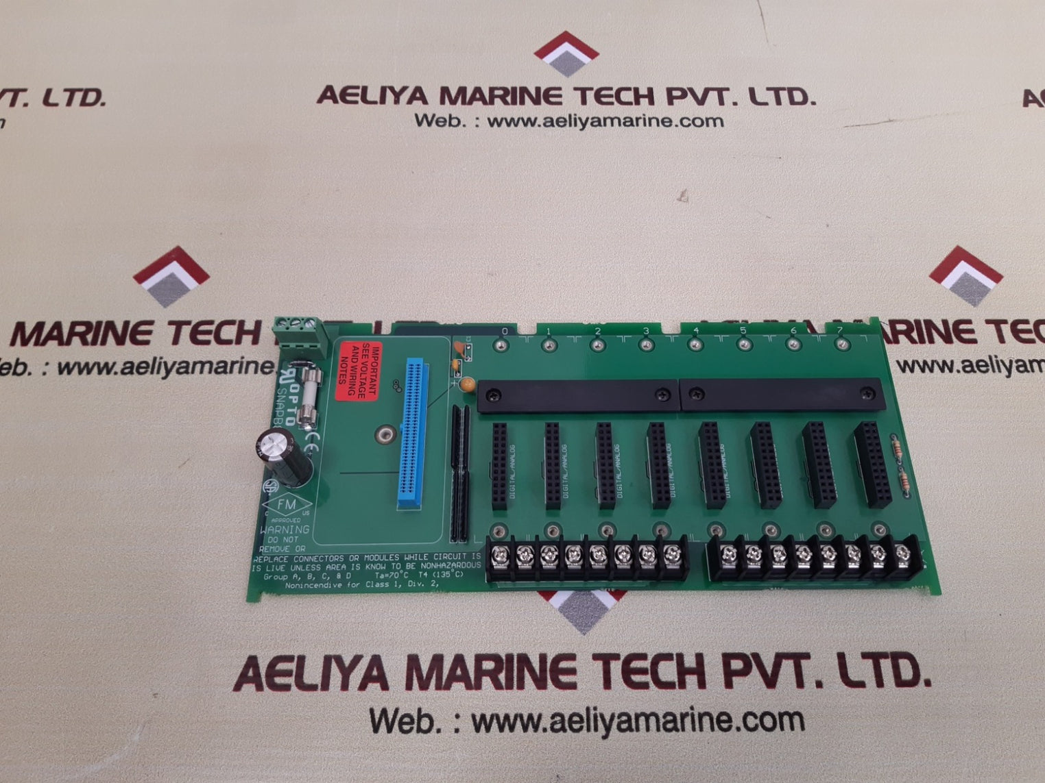 Opto 22 snapb8mc rack module 
