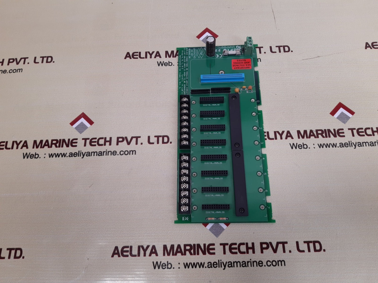 Opto 22 snapb8mc rack module 