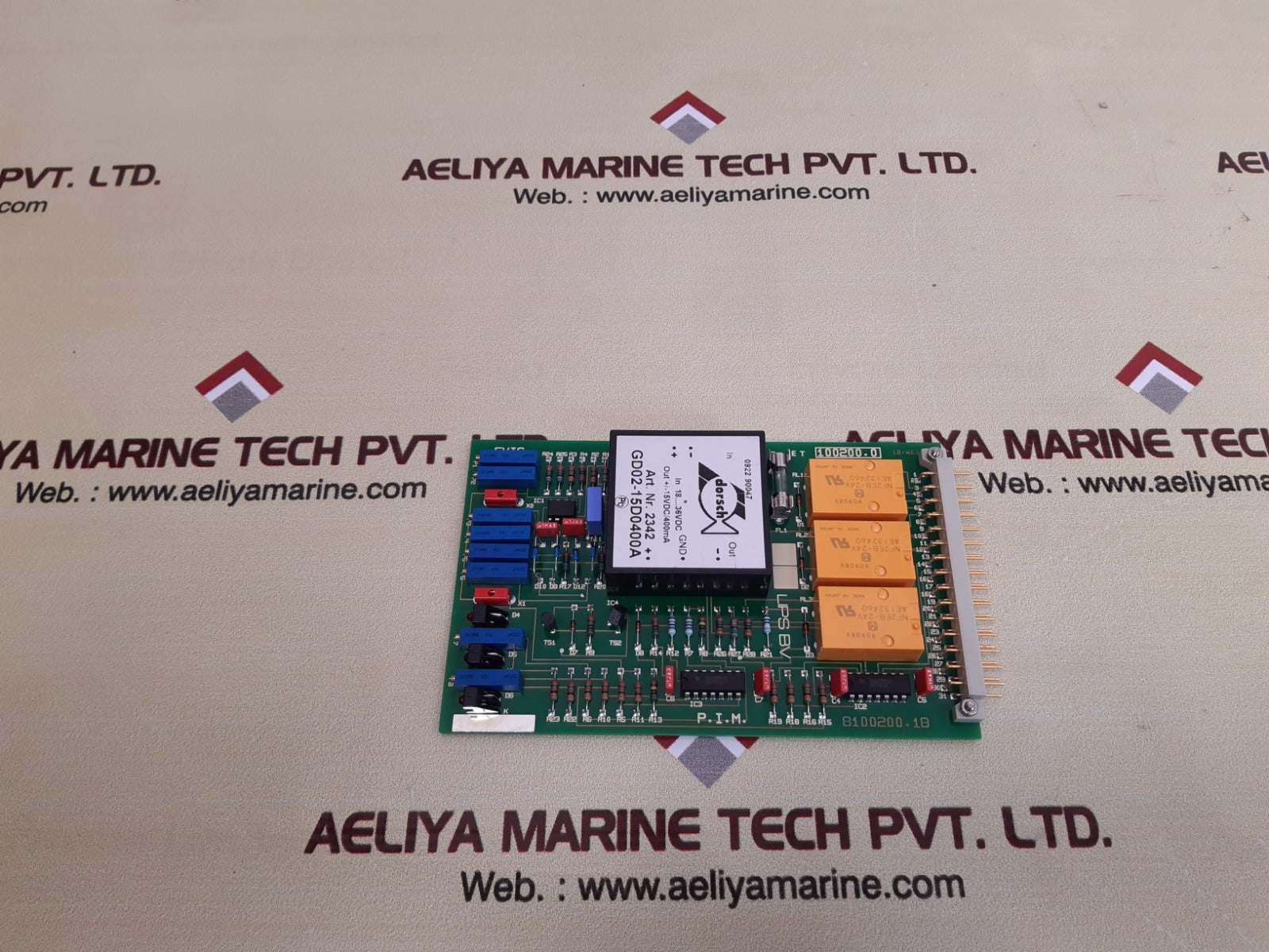 Lips bv 8100200.1a pcb card 