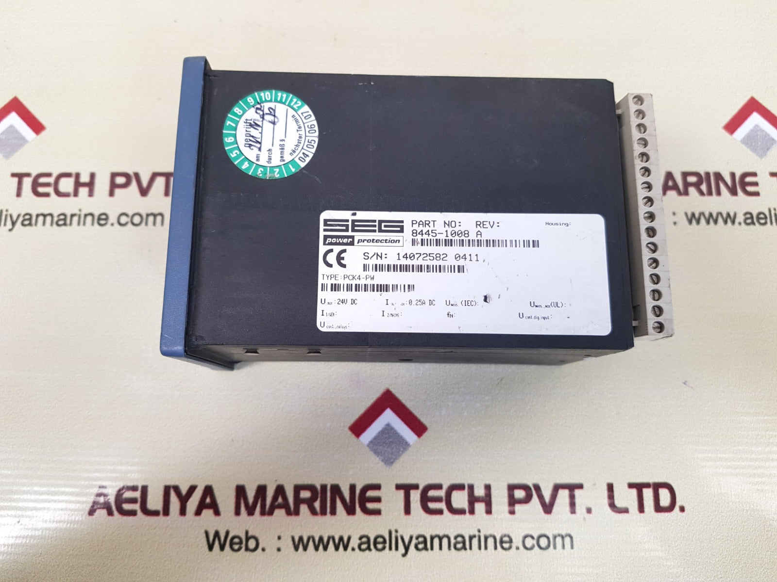 Seg power protection pck4-pw relay 8445-1008 