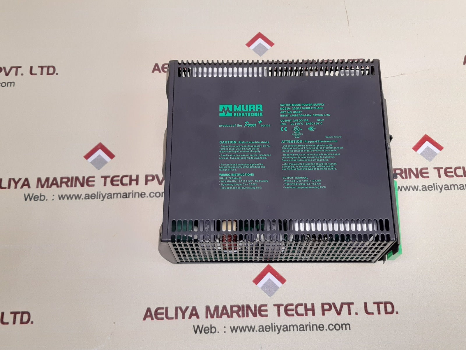 Murr mcs20-230/24 switch mode power supply  85087 