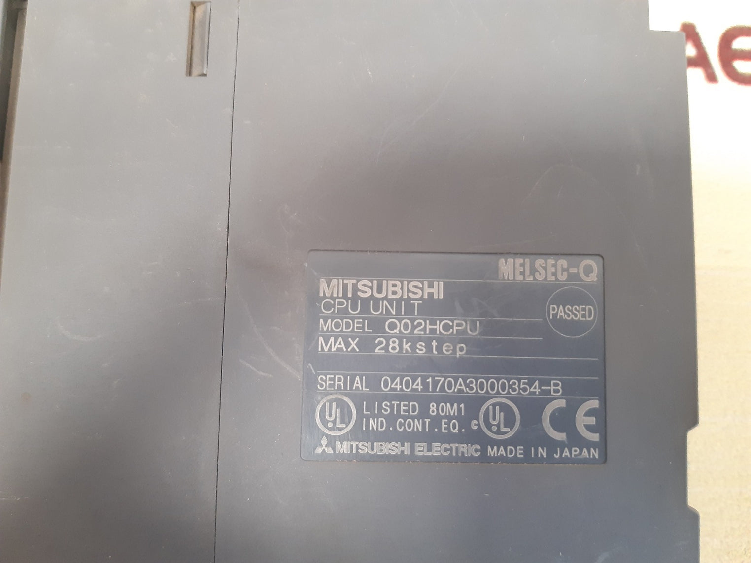 Mitsubishi q02hcpu melsec-q cpu unit