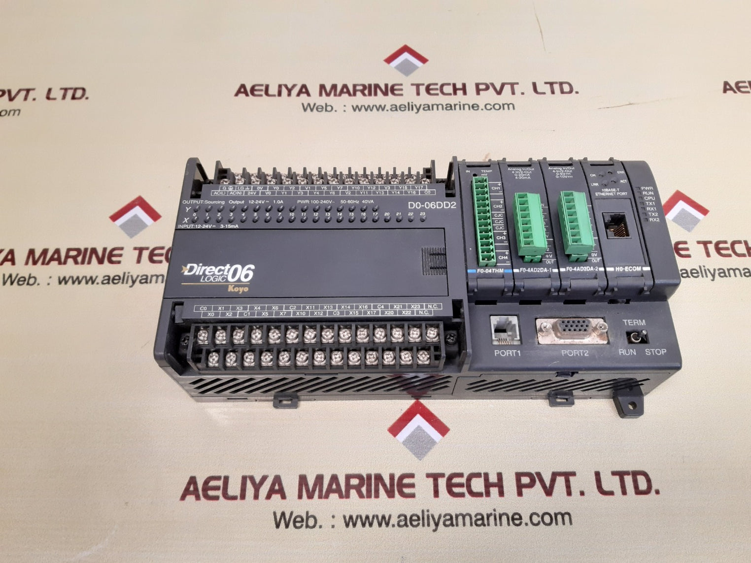 Automation direct ogic d0-06dd2 logic 06 plc module