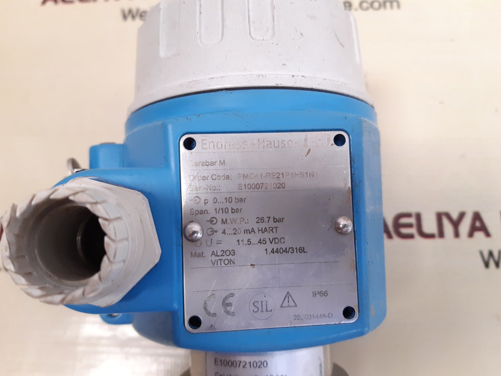 Endress+hauser cerabar m pmc41-re21p1hs1n1 pressure transmitter