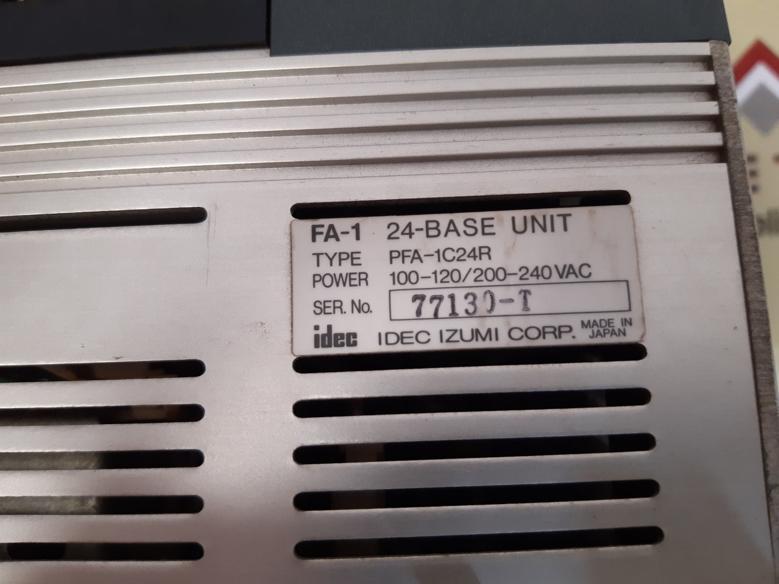 Idec fa-1 pfa-1c24r 24-base programmable controller