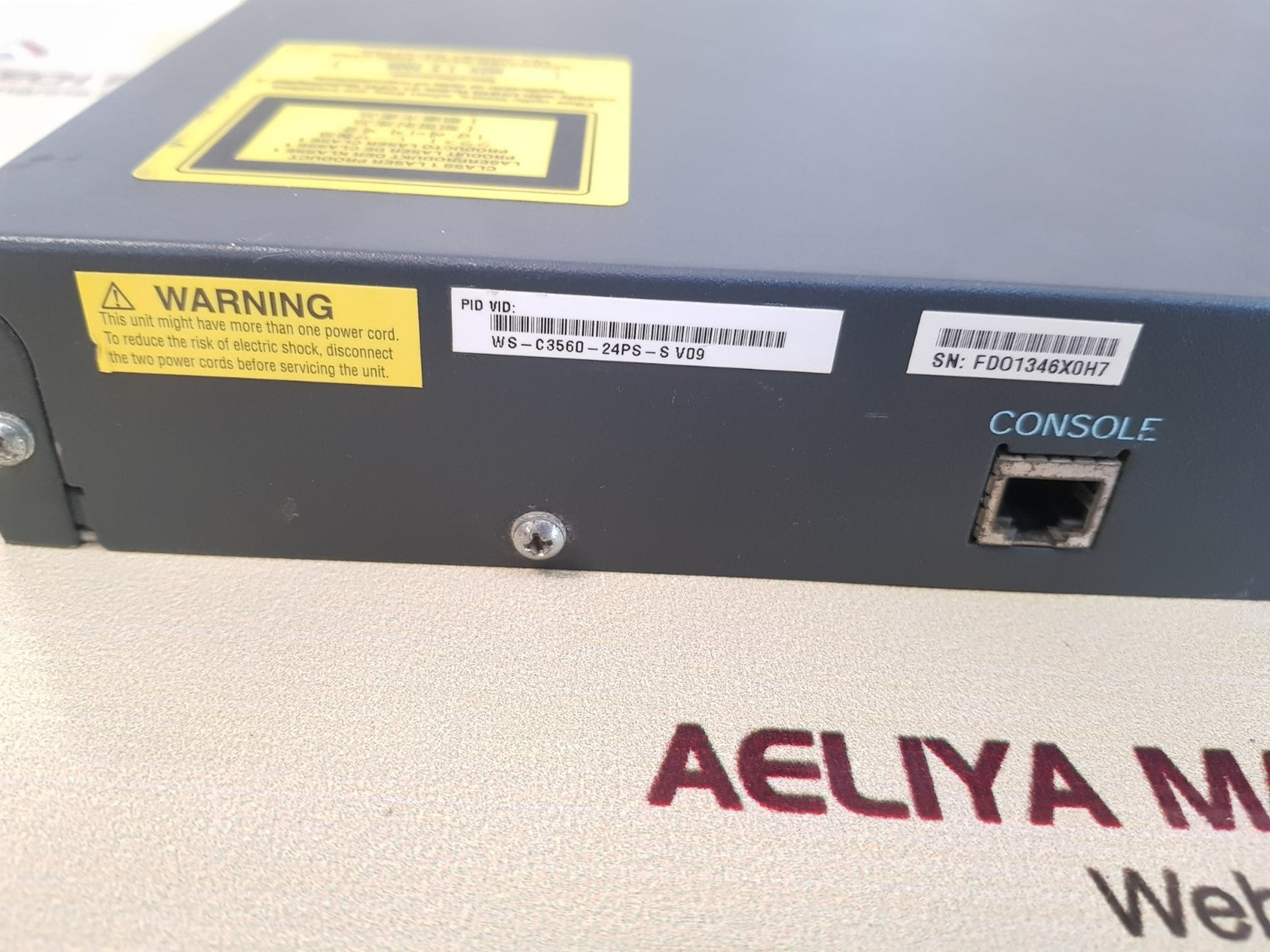 Cisco catalyst e-e011-04-0317 ethernet switch 3560