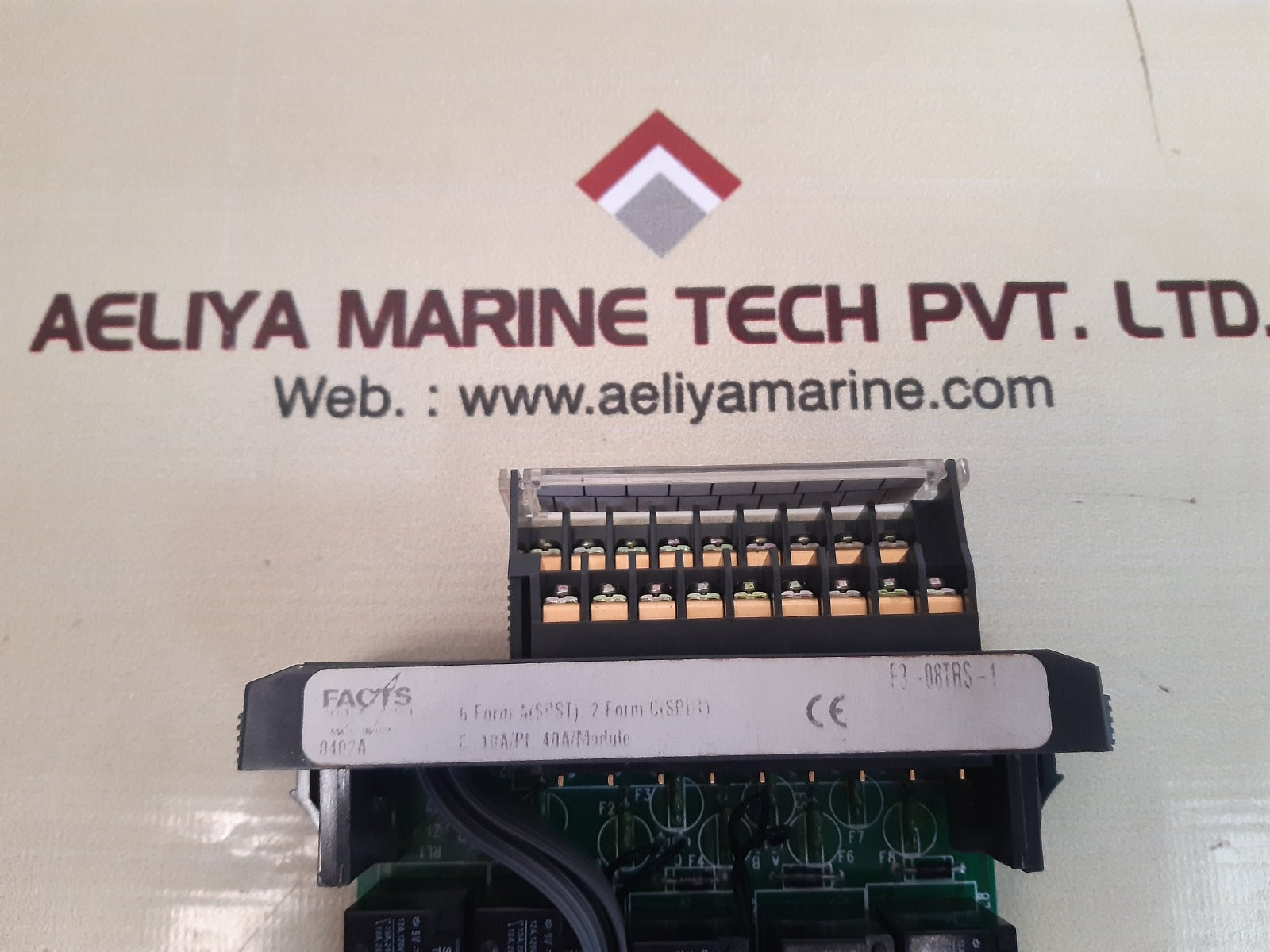 Facts engineering f3-08trs-1 relay output module New 