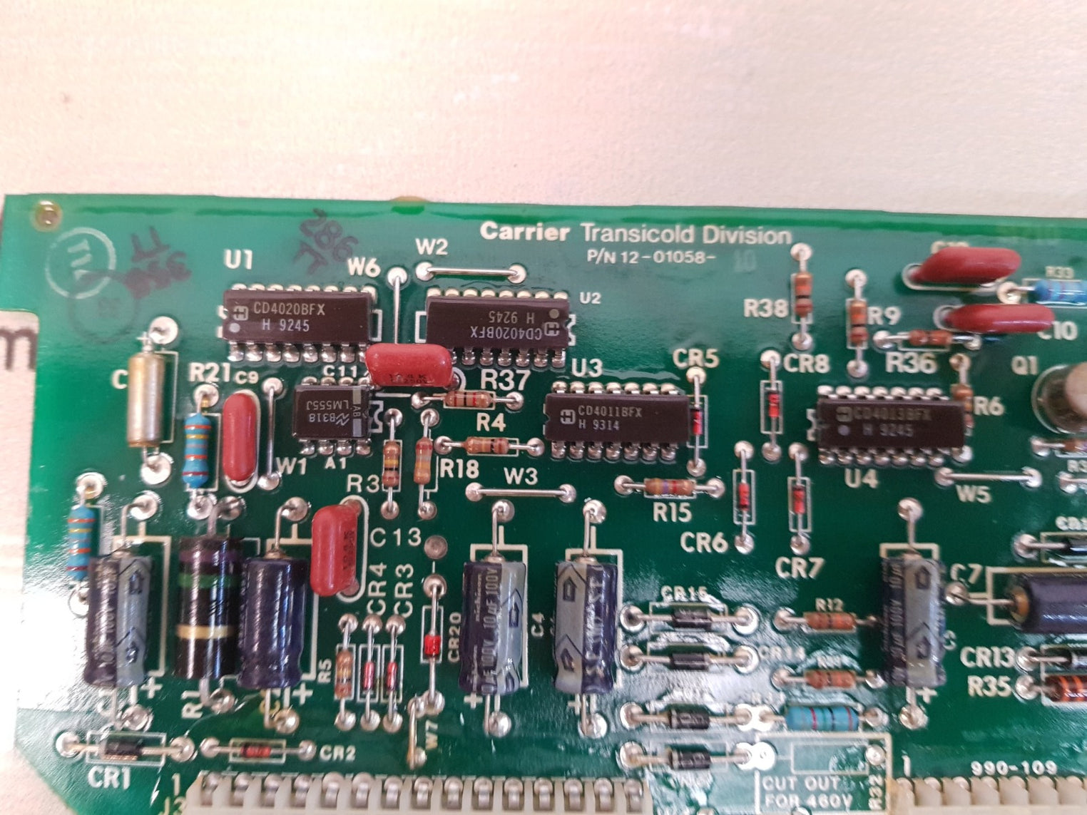 Carrier transicold 12-01058-10 pcb card