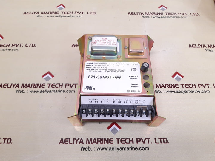 Kato engineering kcr360 voltage regulator 821-36001-00