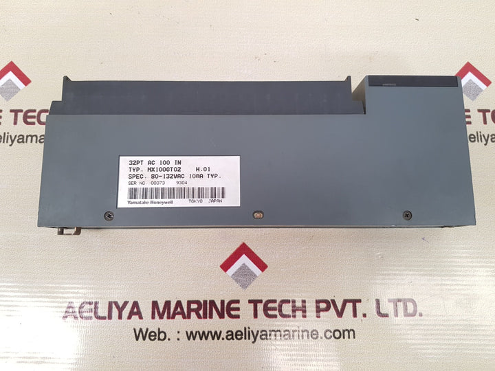 Yamatake honeywell mx100gt02 h.01 input module 80-132vac 10ma