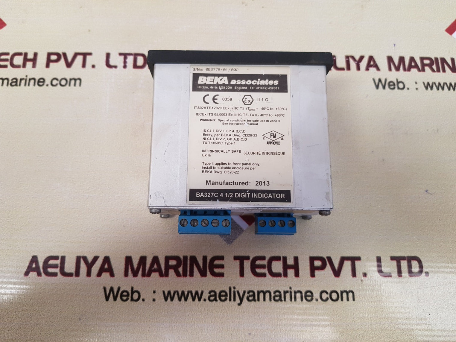 Beka ba327c 4 1/2 digit indicator 4/20ma