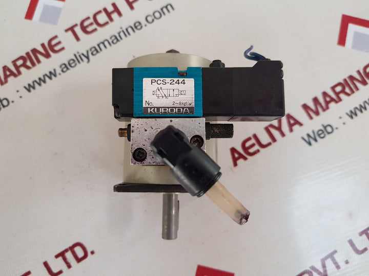Kuroda prh20s-90-135-p-z rotary cylinder with Kuroda pcs-244 valve 