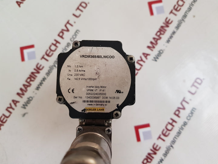Berger lahr vrdm368/50lwcoo motor 