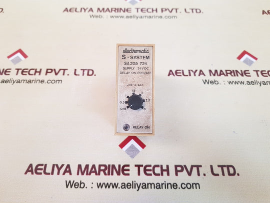 Electromatic sa205 724 time delay relay