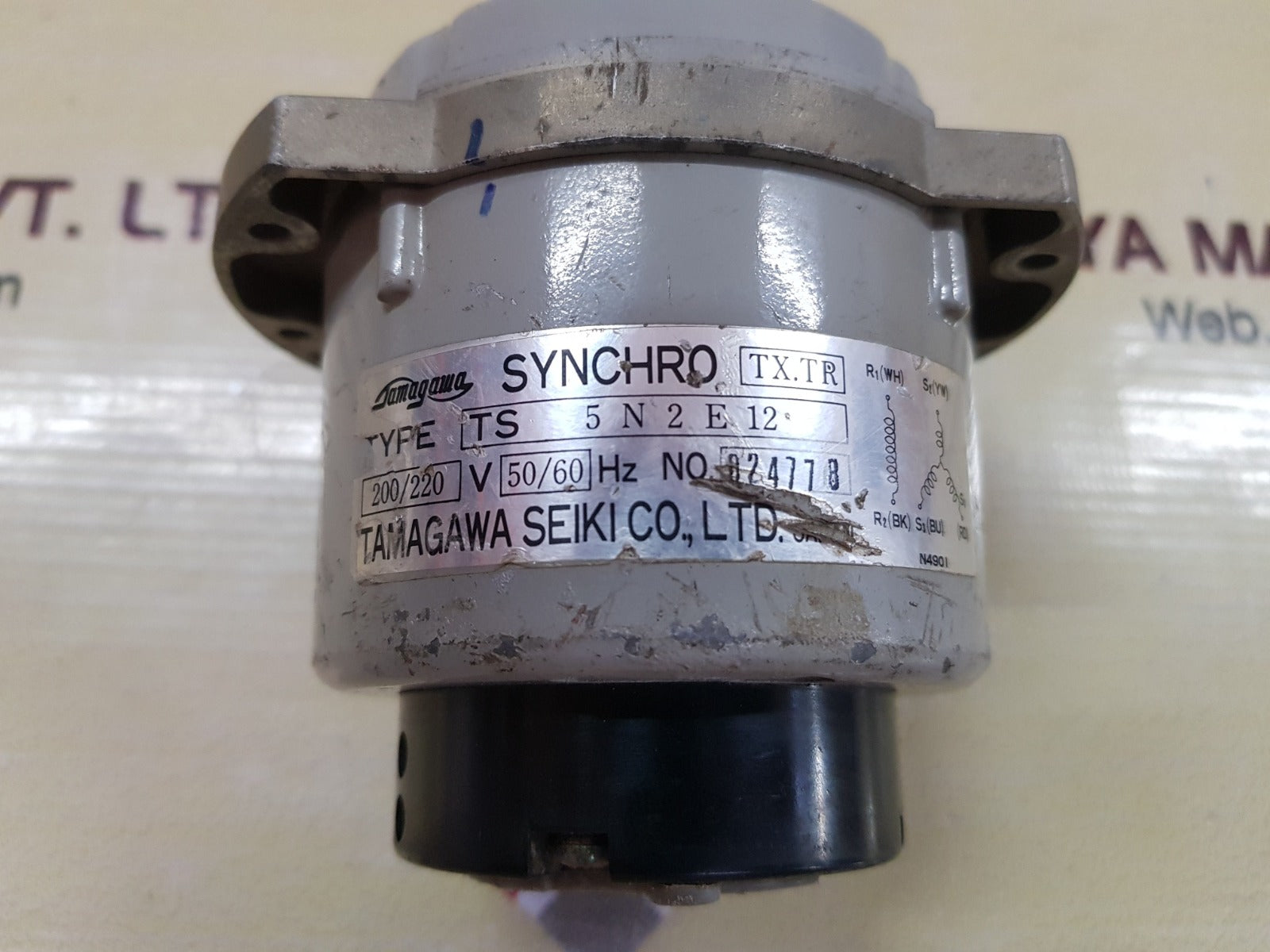 Tamagawa ts 5n2e12 synchro tx.tr motor 200/220v 50/60hz