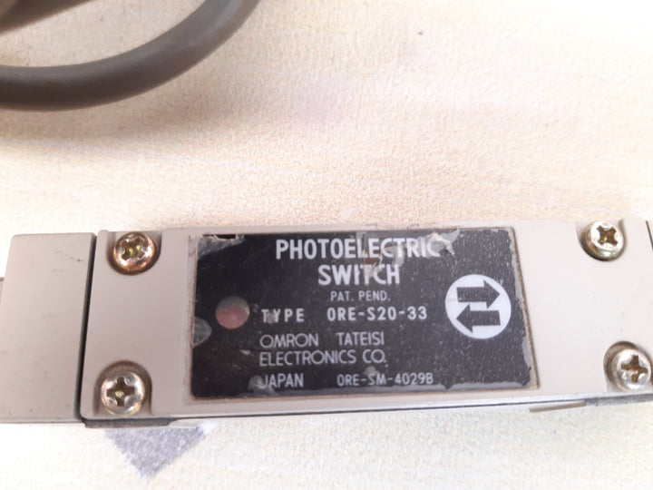 Omron ore-s20-33 photoelectric switch