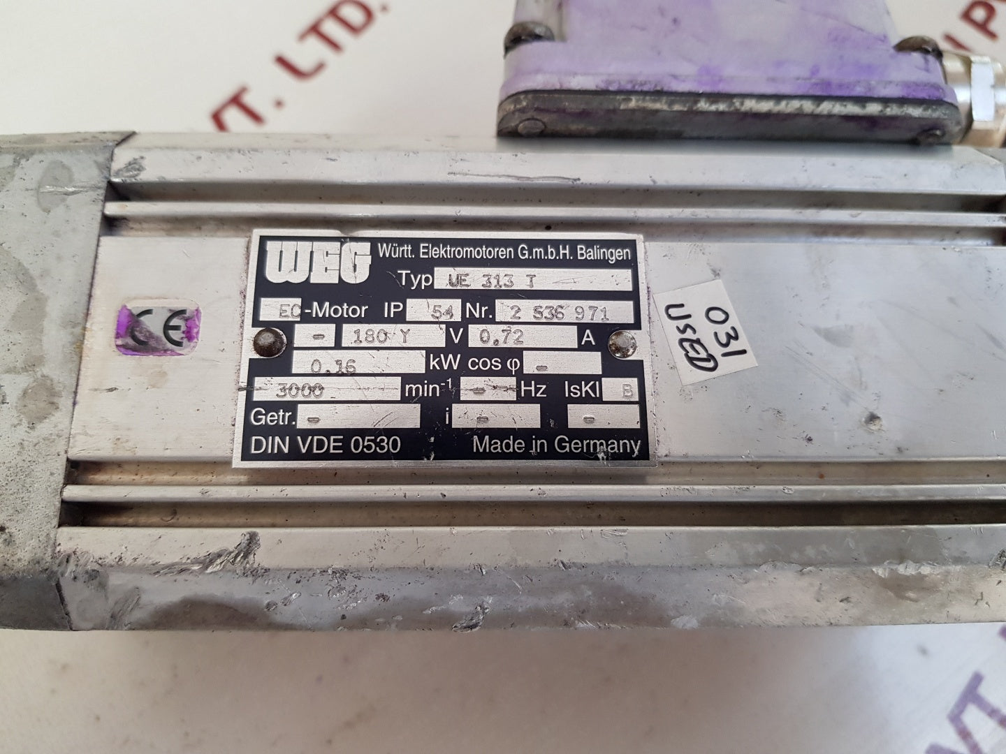 Weg ue 313 t ec-motor
