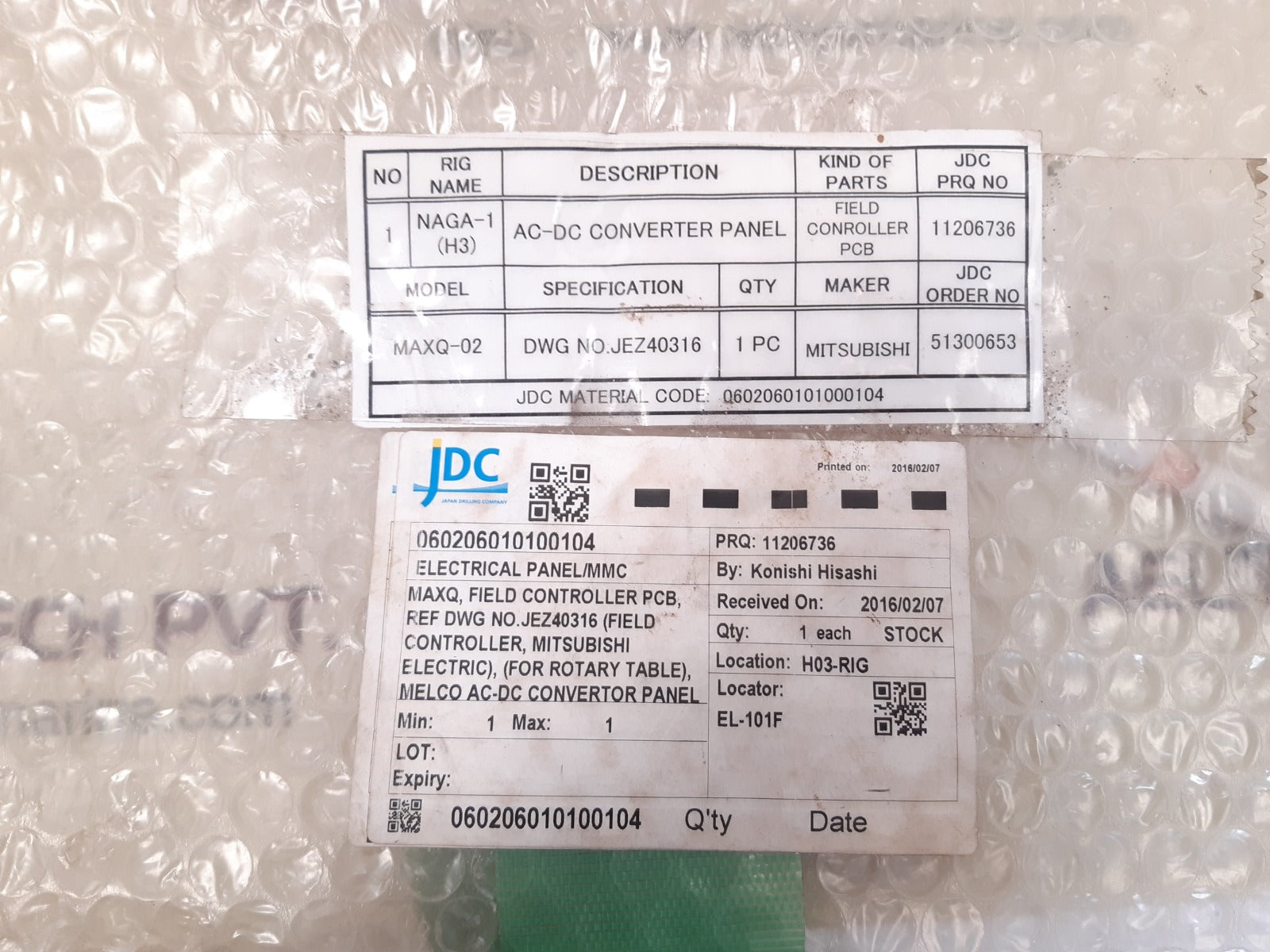 Mitsubishi maxq-02 pcb card jev00417-4