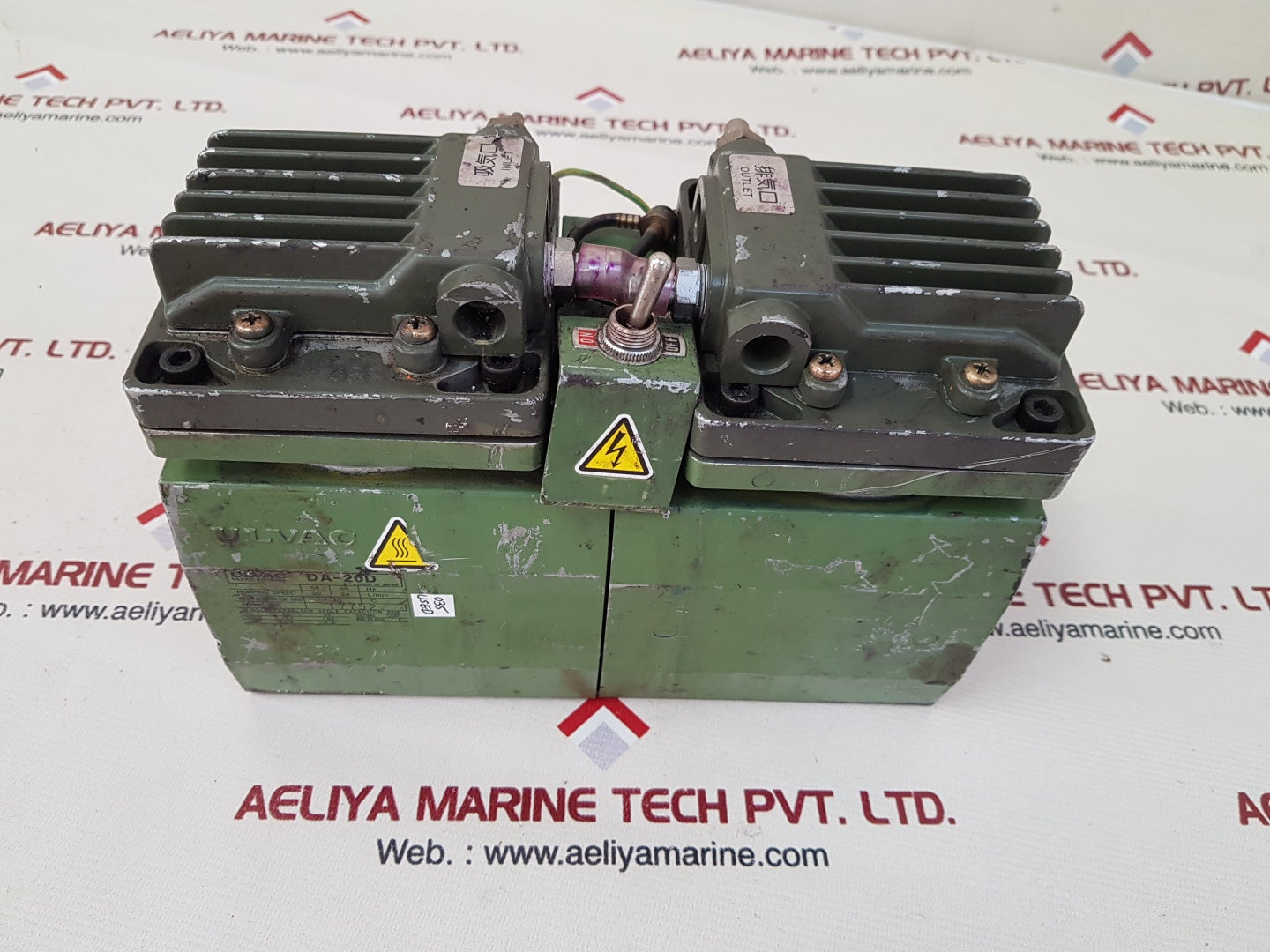 Ulvac da-20d vacuum pump