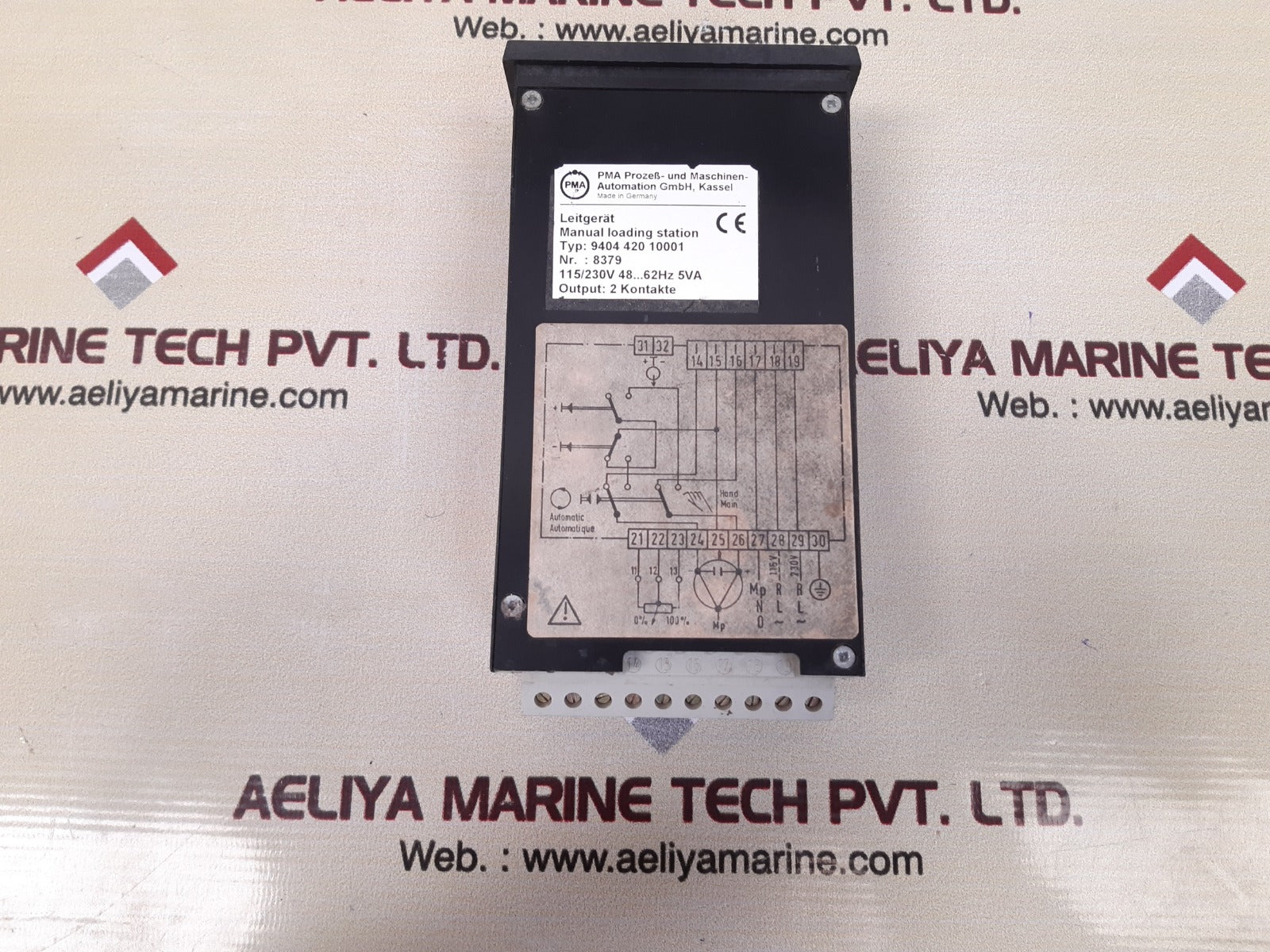 Pma 940442010001 manual loading station 115/230v