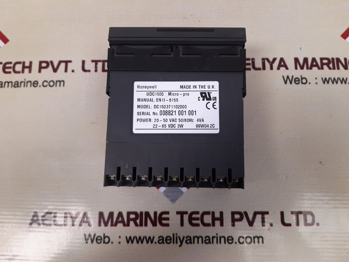 Honeywell udc1500 micro-pro temperature controller dc150371102000