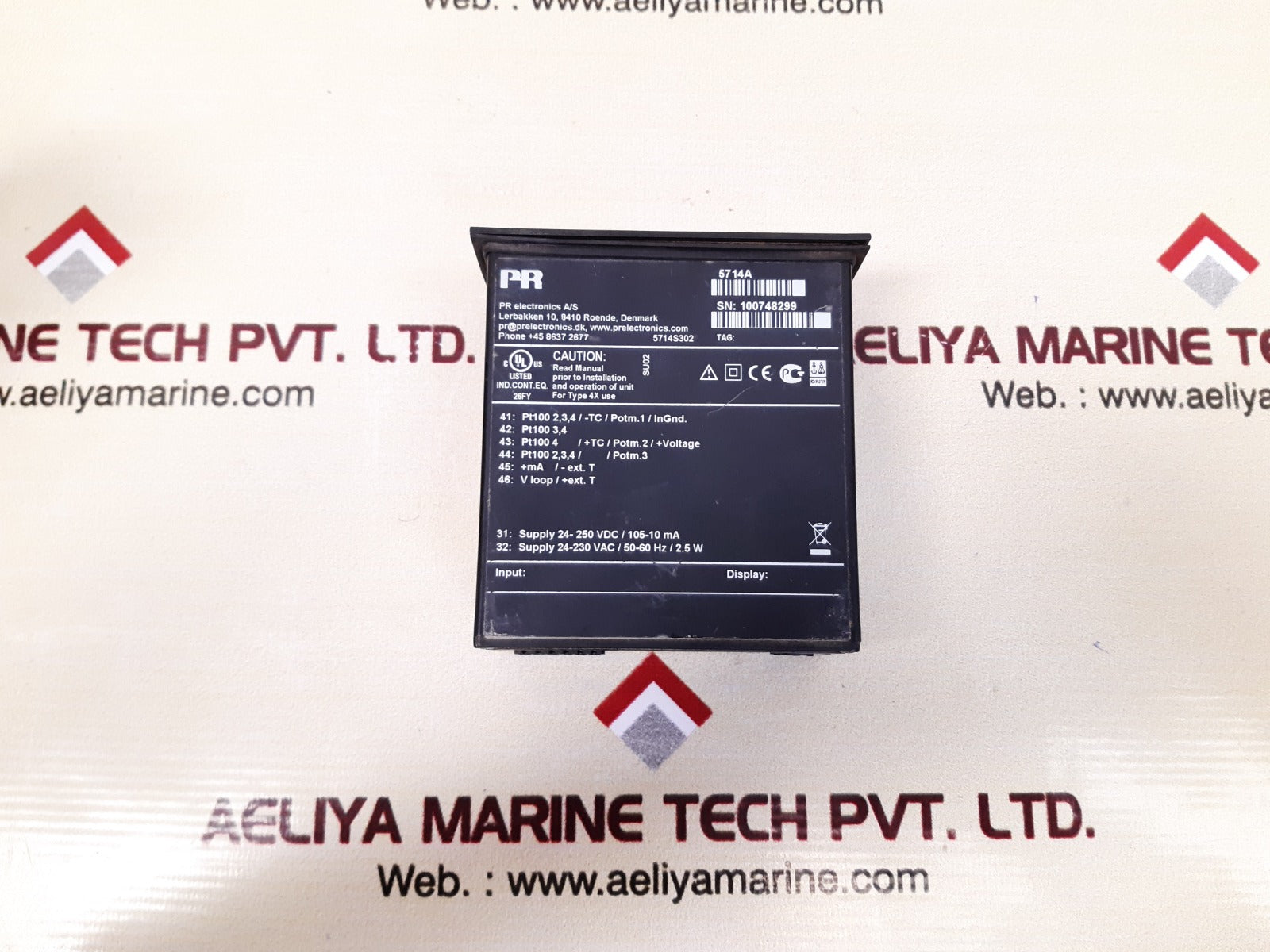 Pr electronics 5714a display module 2.5w 