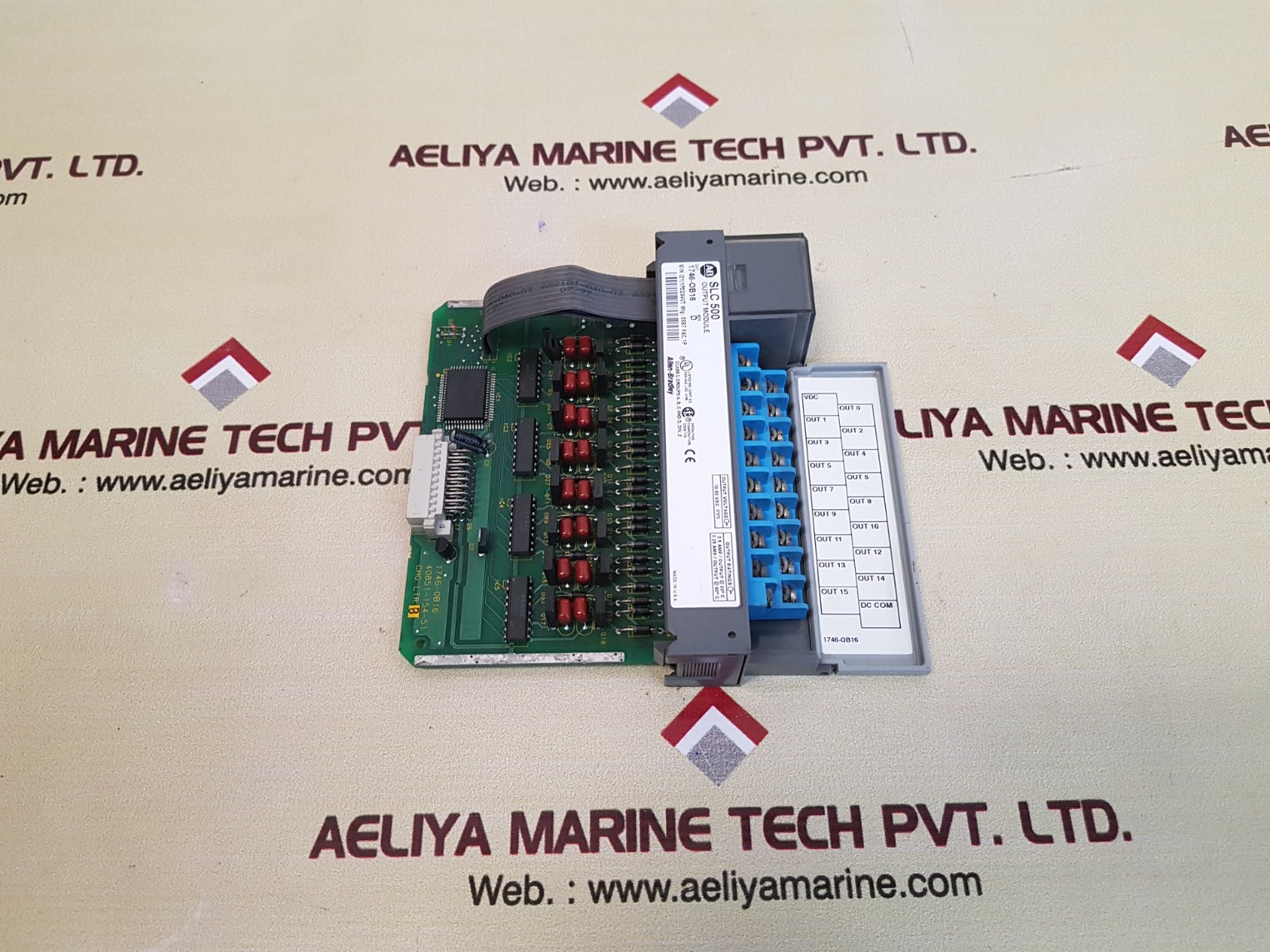 Allen-bradley 1746-ob16 ser.d slc 500 output module