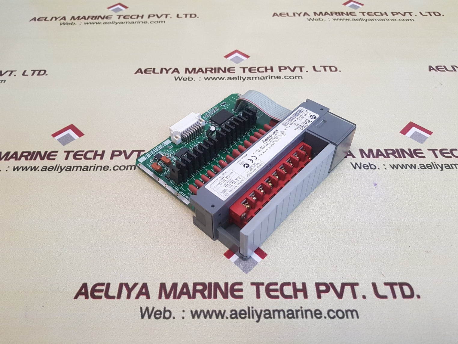 Allen bradley 1746-0a16 ser d slc500 output module