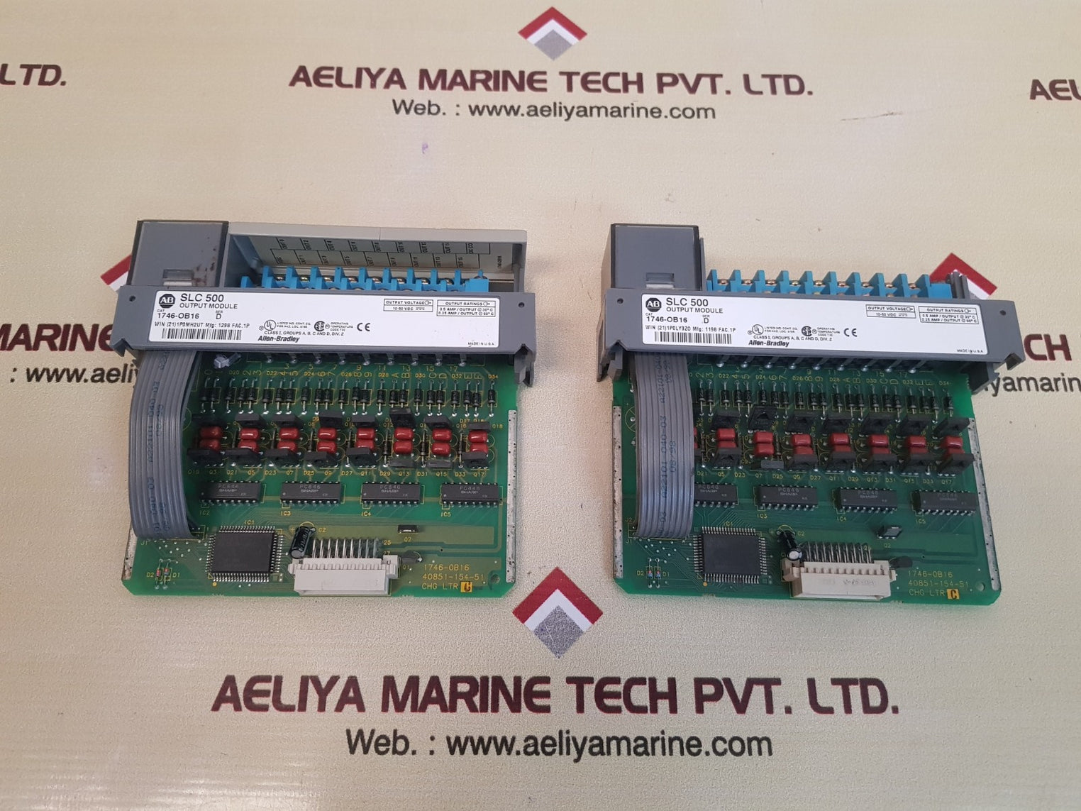 Allen bradley 1746-ob16 ser d slc 500 output module