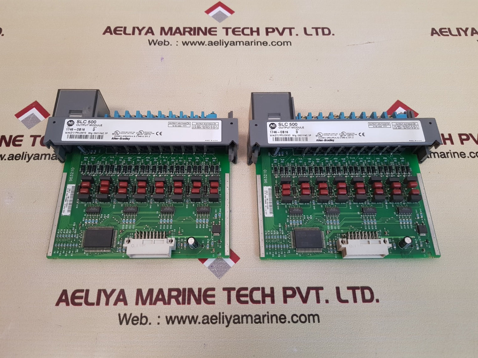 Allen-bradley 1746-0b16 ser d slc 500 output module