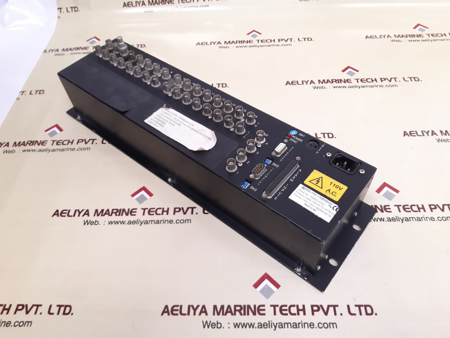 Molynx videmech 600 series tx616-tv-ntsc/u