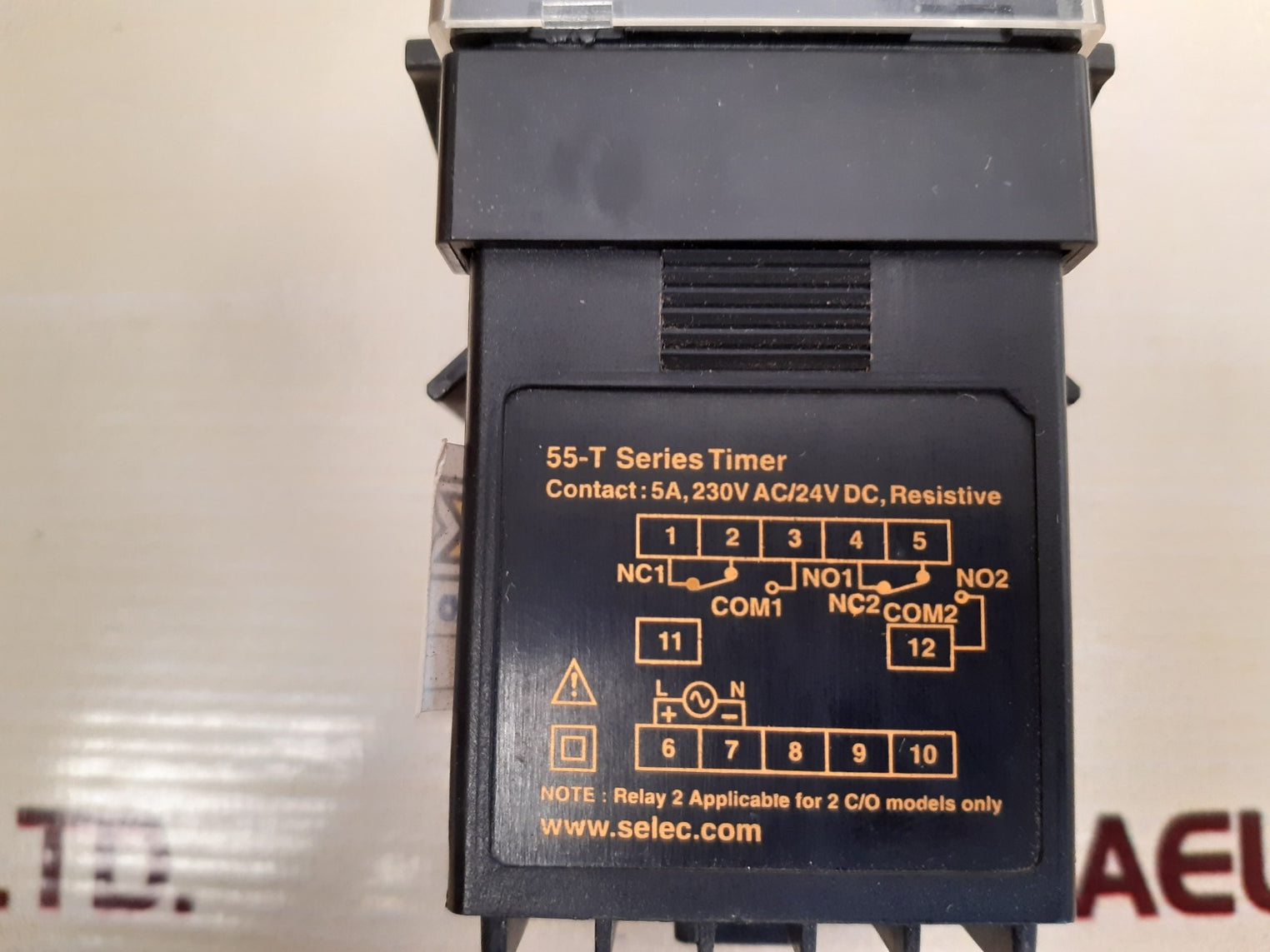 Selec 55xc-t8 analog timer