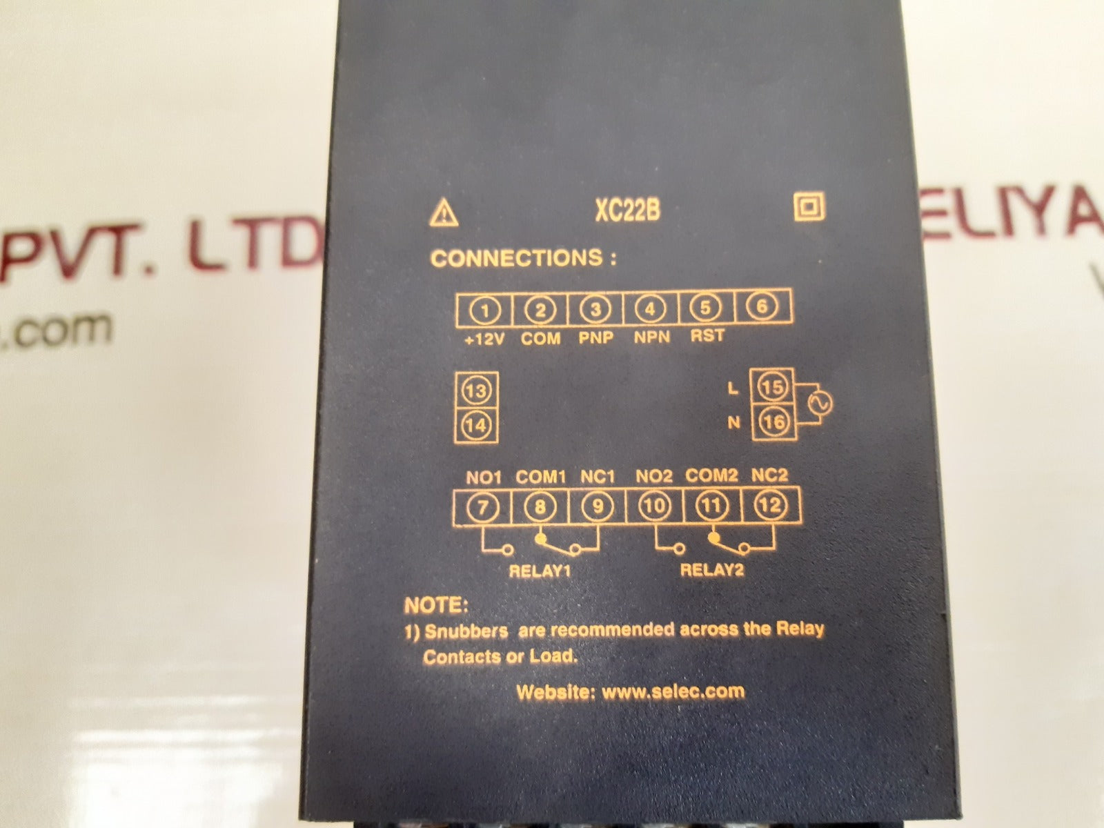 Selec xc22b-4 digit preset counter