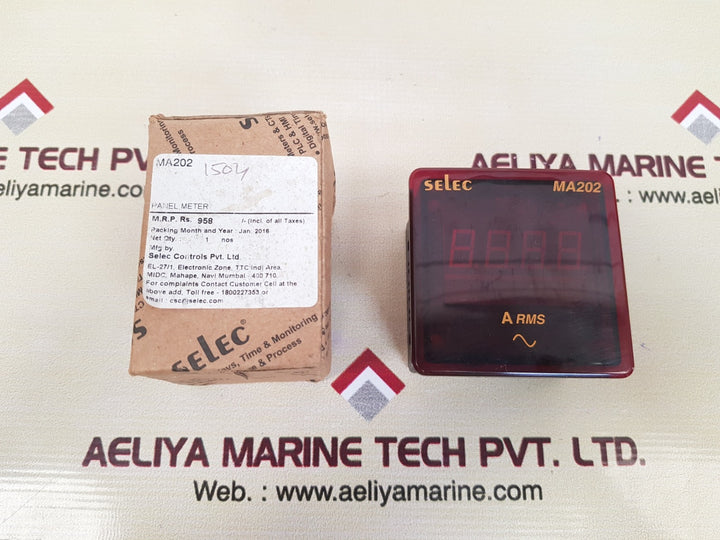 Selec ma202 digital panel ammeter