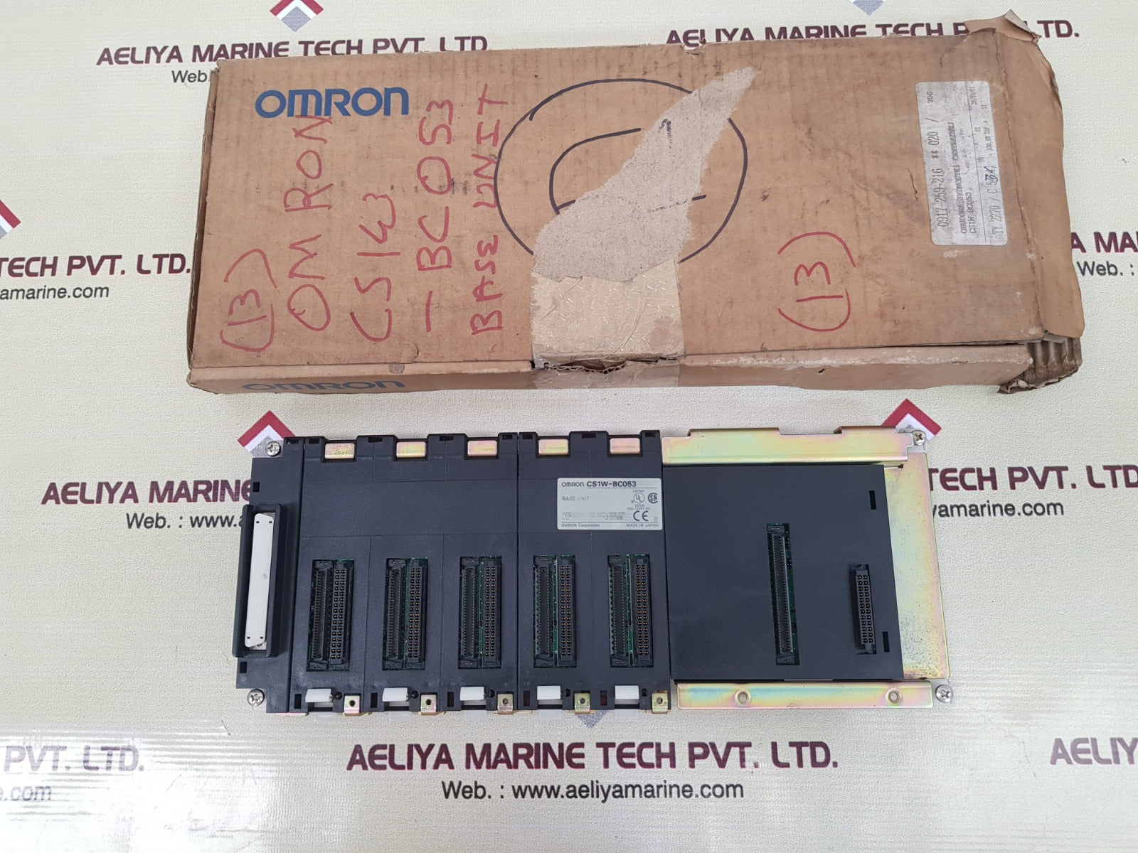 Omron cs1w-bc053 base unit