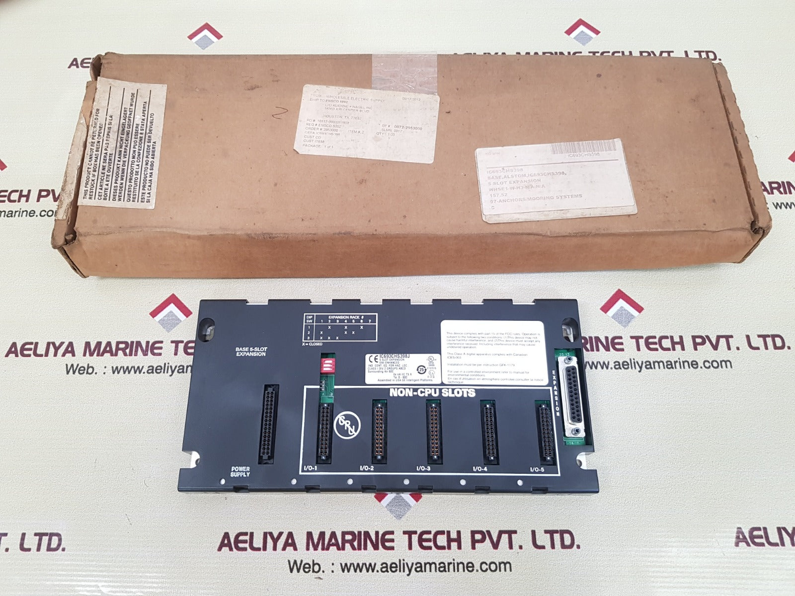 Ge ic693chs398j base 5 slot expansion module