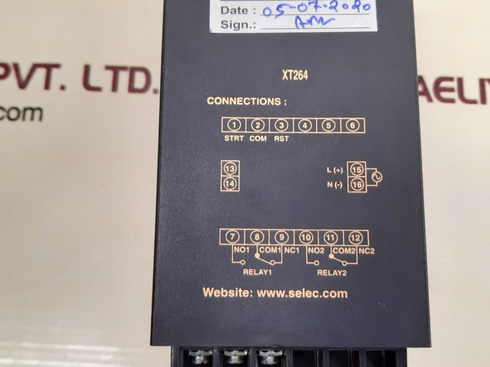 Selec xt 264-3  timer module 90 to 270v ac/ dc