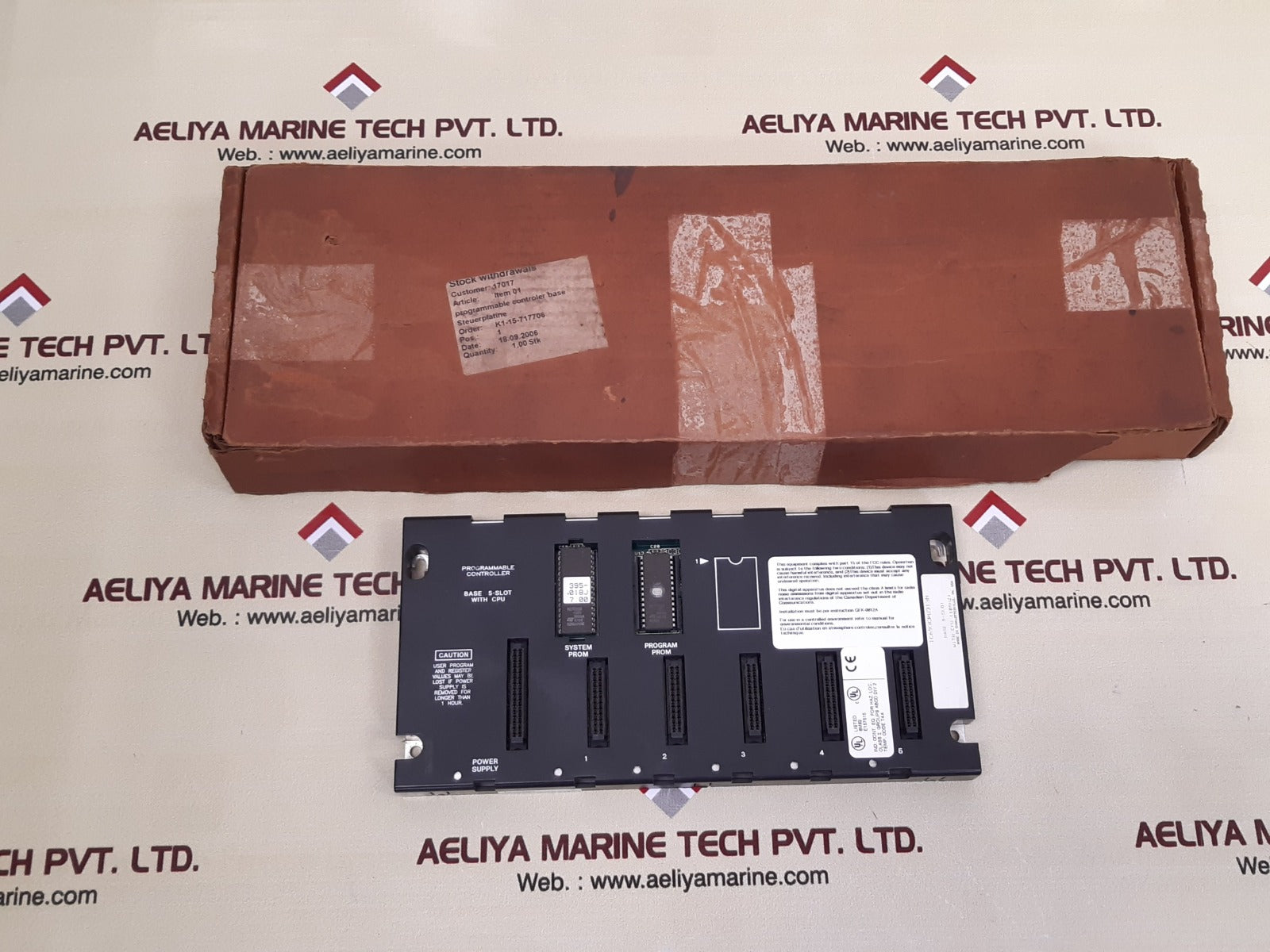 Ge fanuc Ic693cpu313n rack base 5-slot