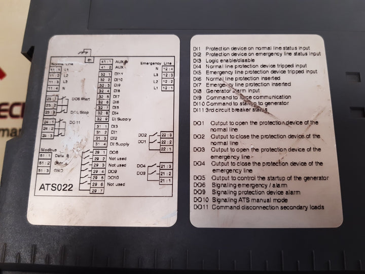 Abb ats022 automatic transfer switch  