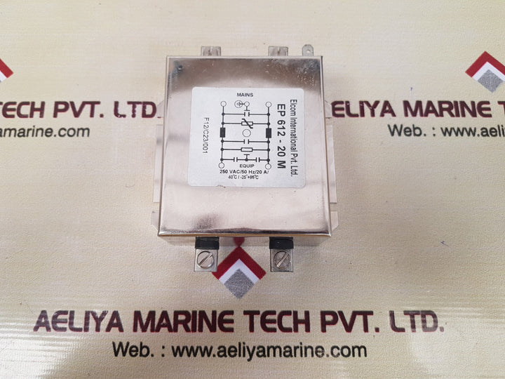 Elcom ep-612-20 m filter