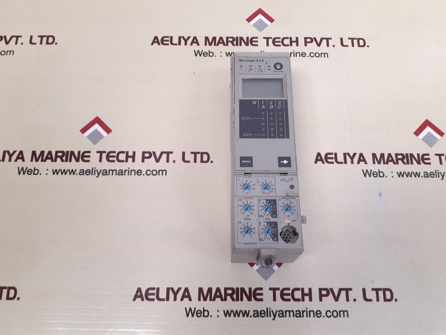 Schneider micrologic 6.0a control unit