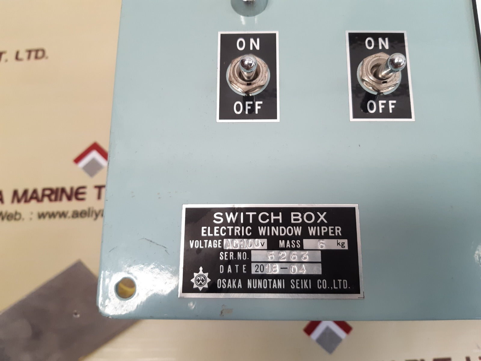 Osaka nunotani electric window wiper switch box 