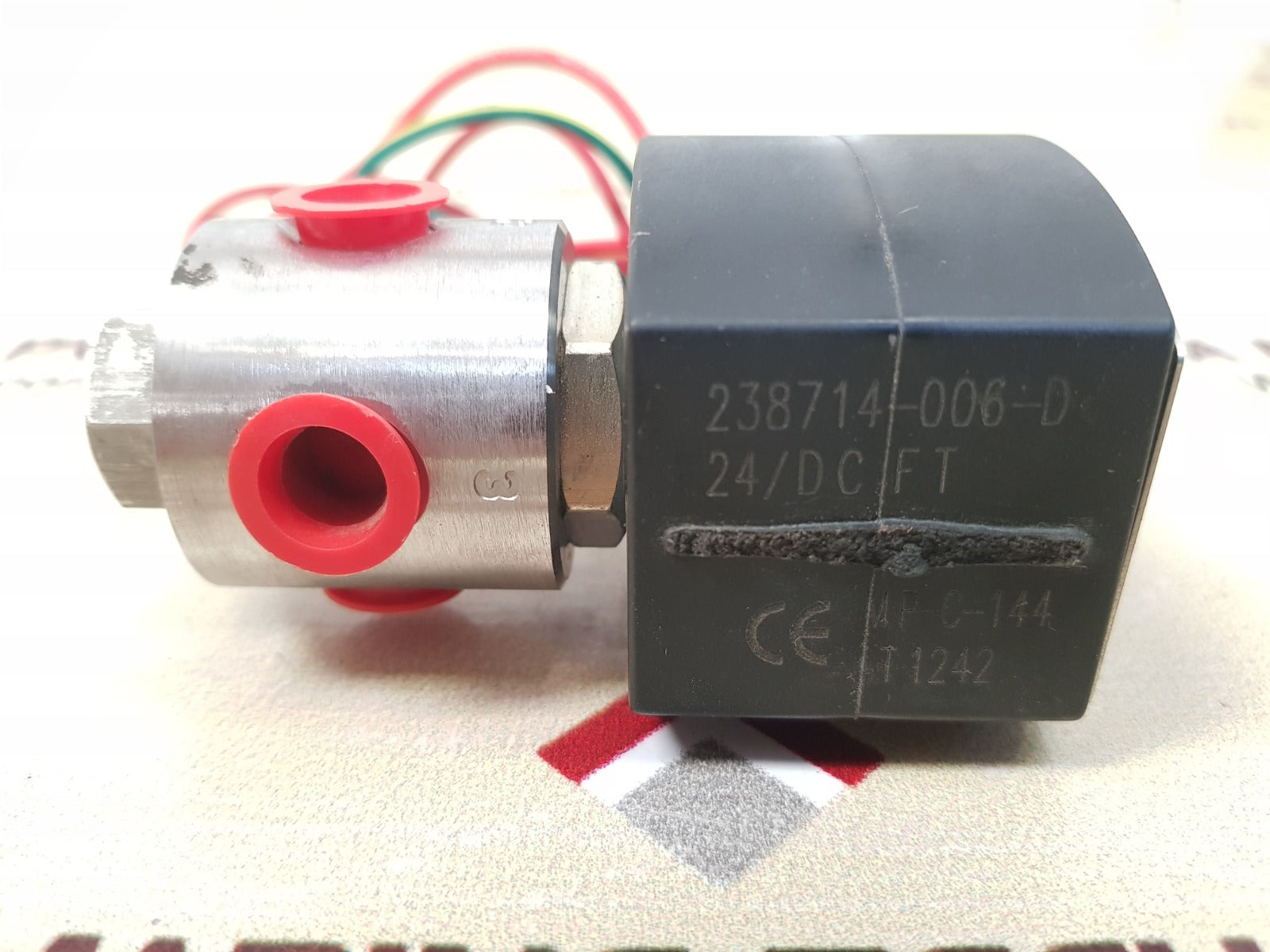 Asco ef8320g202 3-way solenoid valve 